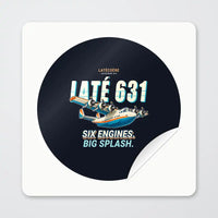 Thumbnail for Latecoere 631 - Cartoon - Circle Sticker - Peel