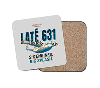 Thumbnail for Latecoere 631 - Cartoon - Coaster - Light Gray