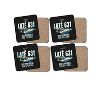 Thumbnail for Latecoere 631 - Cartoon - Coaster Set - Black