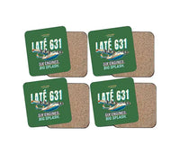 Thumbnail for Latecoere 631 - Cartoon - Coaster Set - Green