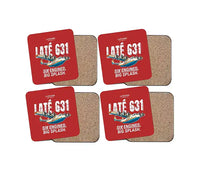 Thumbnail for Latecoere 631 - Cartoon - Coaster Set - Red