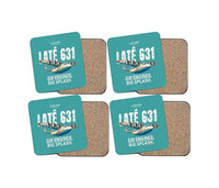 Thumbnail for Latecoere 631 - Cartoon - Coaster Set - Turquoise