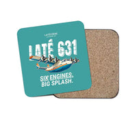 Thumbnail for Latecoere 631 - Cartoon - Coaster - Turquoise