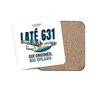 Thumbnail for Latecoere 631 - Cartoon - Coaster - White