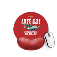 Thumbnail for Latecoere 631 - Cartoon - Ergonomic Mouse Pad - Red