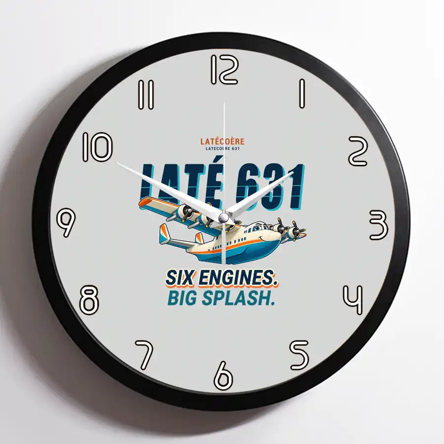Latecoere 631 - Cartoon - Framed - Light Gray