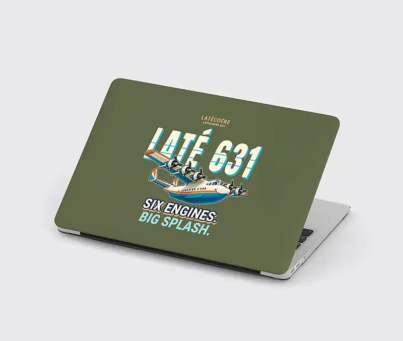 Latecoere 631 - Cartoon - MacBook Case - Green Army