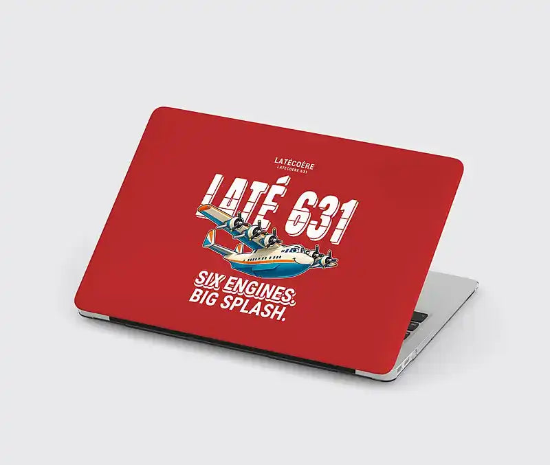Latecoere 631 - Cartoon - MacBook Case - Red
