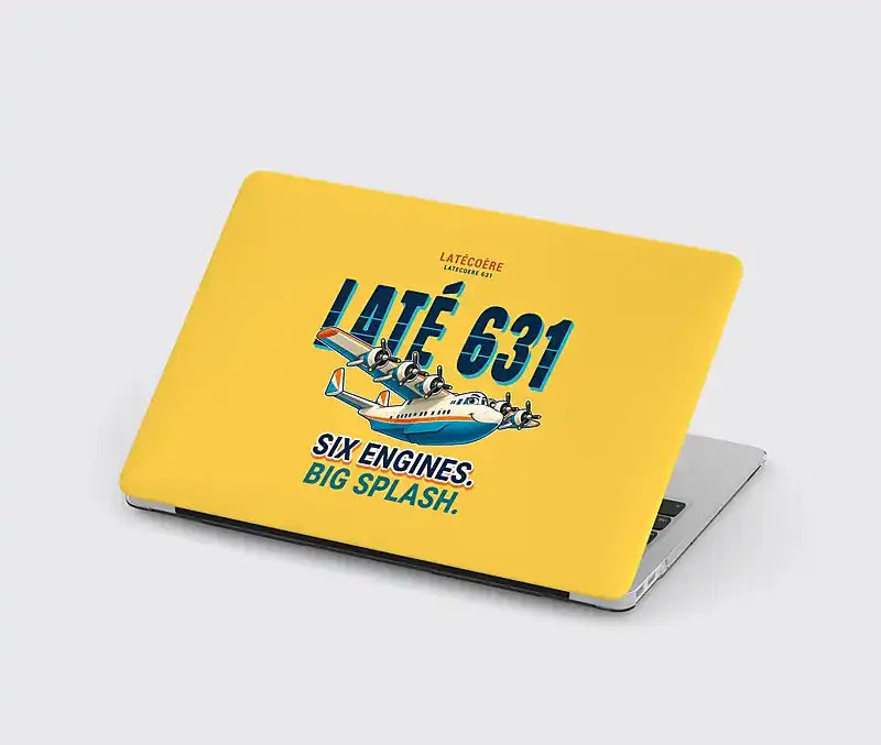 Latecoere 631 - Cartoon - MacBook Case - Yellow