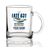 Thumbnail for Latecoere 631 - Cartoon + Name - Coffee & Tea Glass