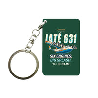 Thumbnail for Latecoere 631 - Cartoon + Name - Key Chain - Dark Green