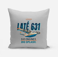 Thumbnail for Latecoere 631 - Cartoon - Pillow - Light Gray
