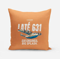 Thumbnail for Latecoere 631 - Cartoon - Pillow - Orange