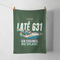 Thumbnail for Latecoere 631 - Cartoon - Towel - Dark Green