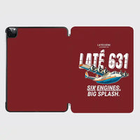 Thumbnail for Latecoere 631 - Cartoon - iPad Case - Dark Red
