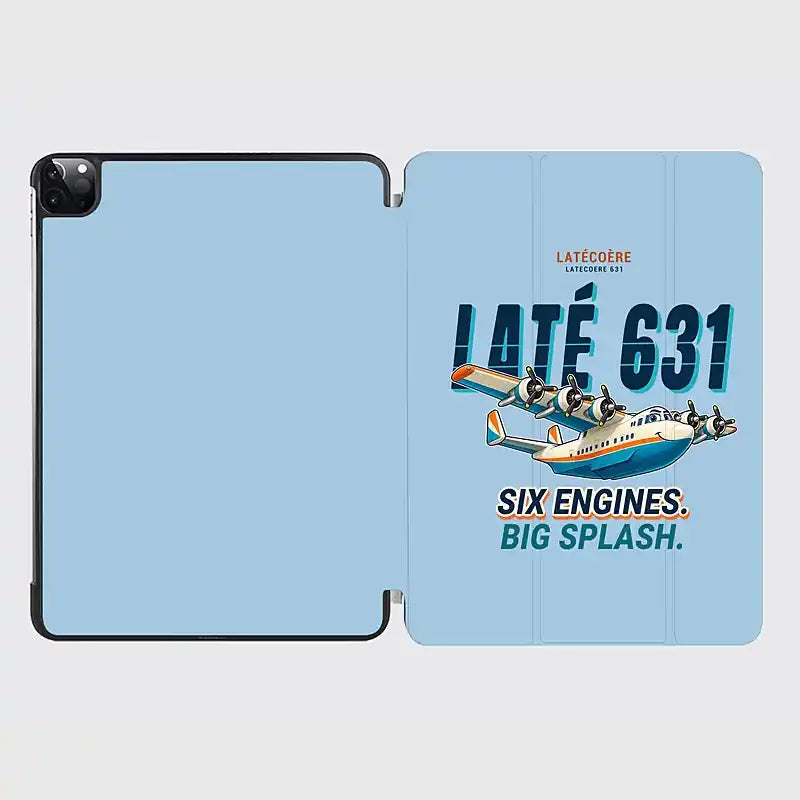 Latecoere 631 - Cartoon - iPad Case - Light Blue