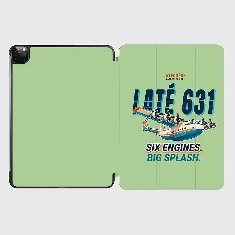 Latecoere 631 - Cartoon - iPad Case - Light Green