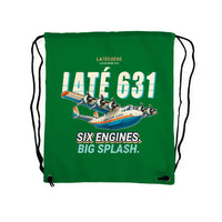 Thumbnail for Latecoere 631 - Drawstring Bag - Cartoon - Green