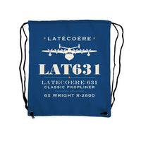 Thumbnail for Latecoere 631 - Drawstring Bag - Heritage - Blue