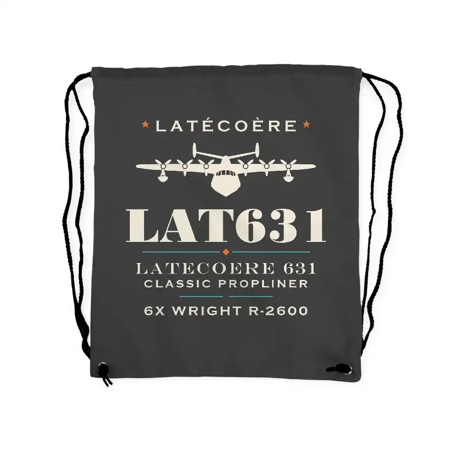 Latecoere 631 - Drawstring Bag - Heritage - Gray
