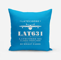 Thumbnail for Latecoere 631 - Heritage - Pillow - Turquoise