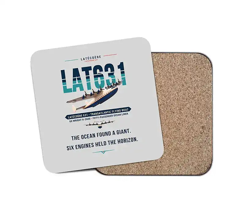 Latecoere 631 - Original - Coaster - Light Gray