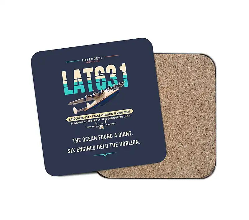 Latecoere 631 - Original - Coaster - Navy Blue