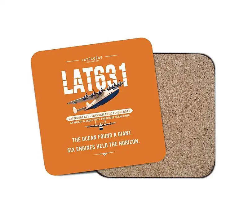 Latecoere 631 - Original - Coaster - Orange