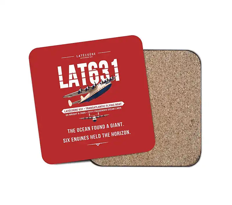 Latecoere 631 - Original - Coaster - Red