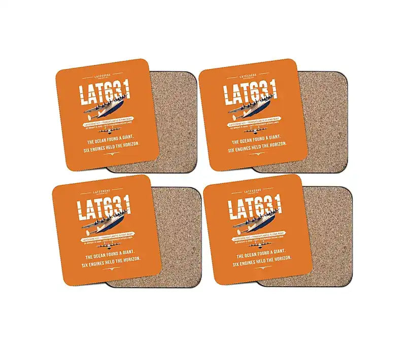 Latecoere 631 - Original - Coaster Set - Orange