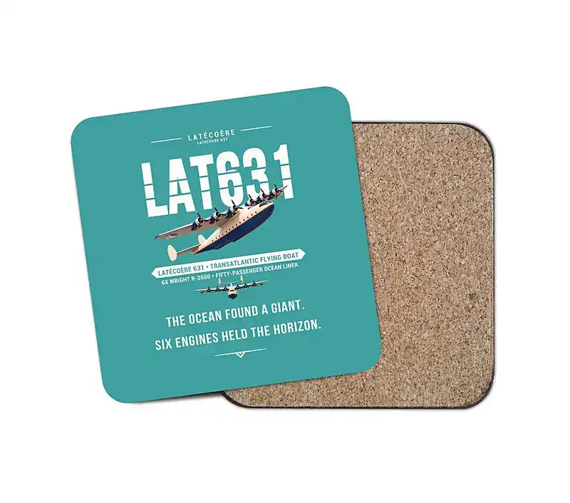 Latecoere 631 - Original - Coaster - Turquoise