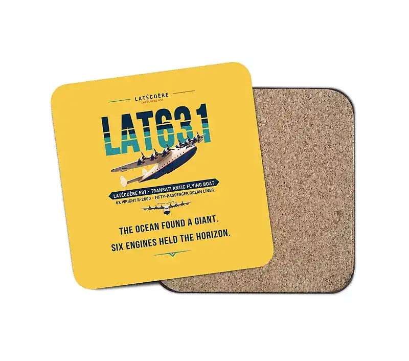 Latecoere 631 - Original - Coaster - Yellow