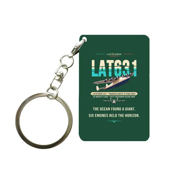 Latecoere 631 - Original - Key Chain - Dark Green