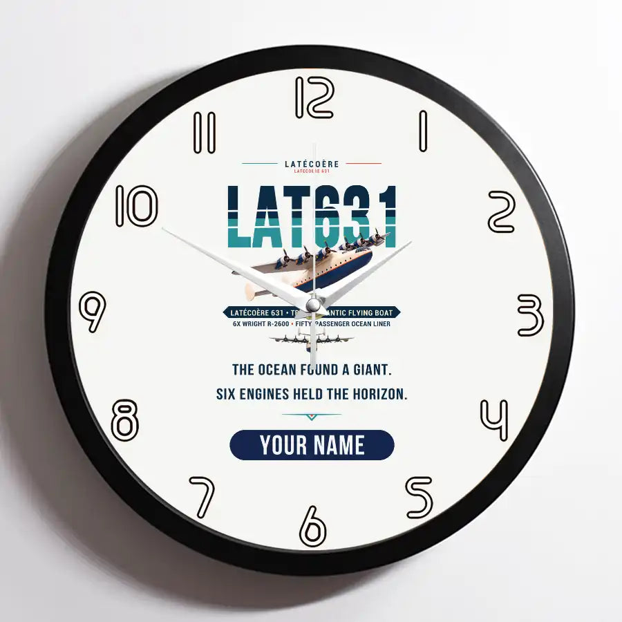 Latecoere 631 - Original + Name - Framed - White