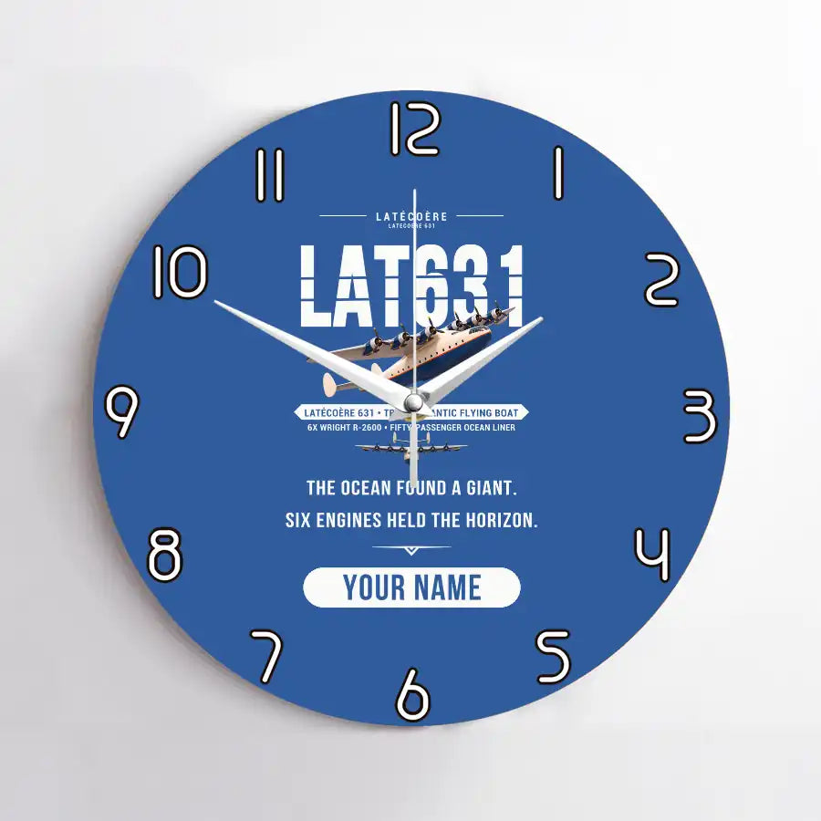Latecoere 631 - Original + Name - No Frame - Blue