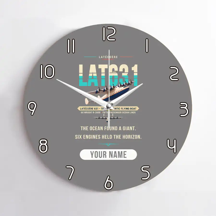 Latecoere 631 - Original + Name - No Frame - Gray