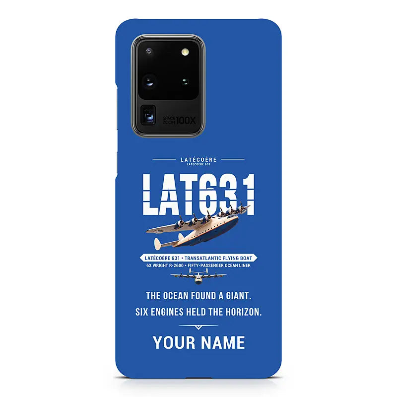 Latecoere 631 - Original + Name - Samsung Case - Blue
