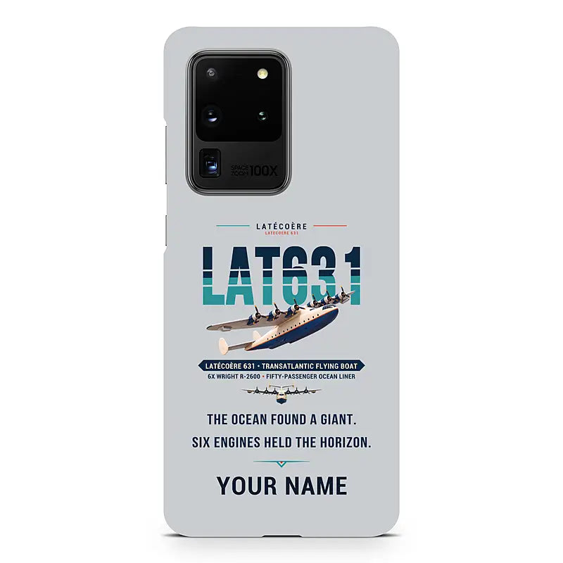 Latecoere 631 - Original + Name - Samsung Case - Light Gray
