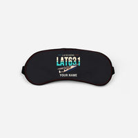 Thumbnail for Latecoere 631 - Original + Name - Sleep Mask - Black