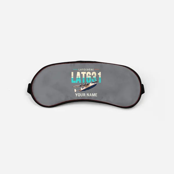 Latecoere 631 - Original + Name - Sleep Mask - Gray