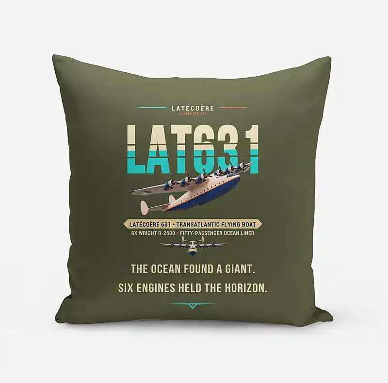 Latecoere 631 - Original - Pillow - Green Army