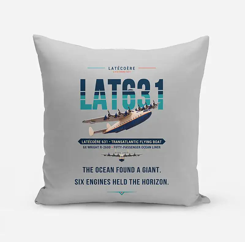 Latecoere 631 - Original - Pillow - Light Gray