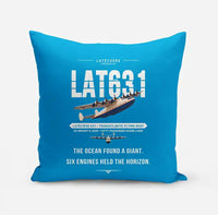 Thumbnail for Latecoere 631 - Original - Pillow - Turquoise