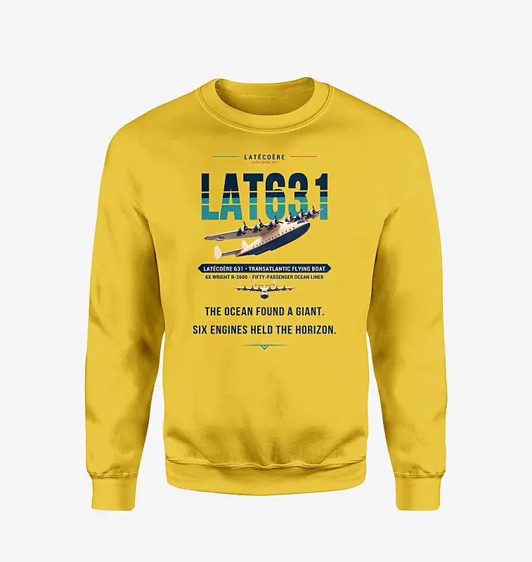 Latecoere 631 - Original - Sweatshirt - Yellow