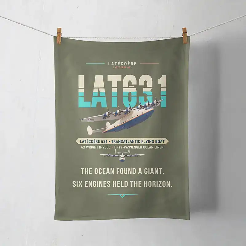 Latecoere 631 - Original - Towel - Green Army