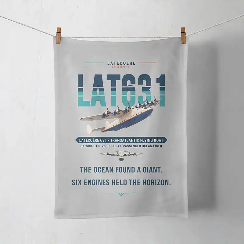 Latecoere 631 - Original - Towel - Light Gray