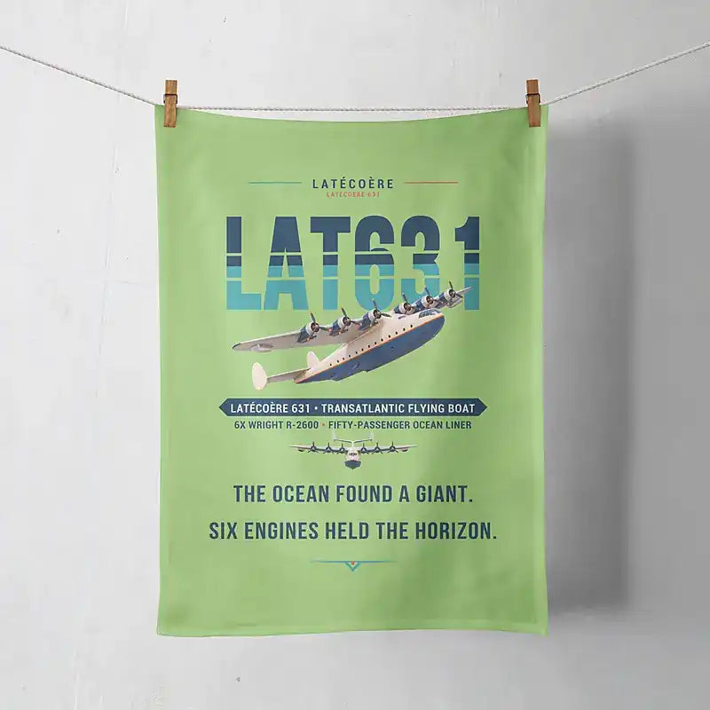 Latecoere 631 - Original - Towel - Light Green