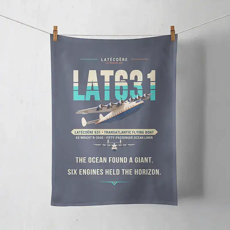 Latecoere 631 - Original - Towel - Navy Blue