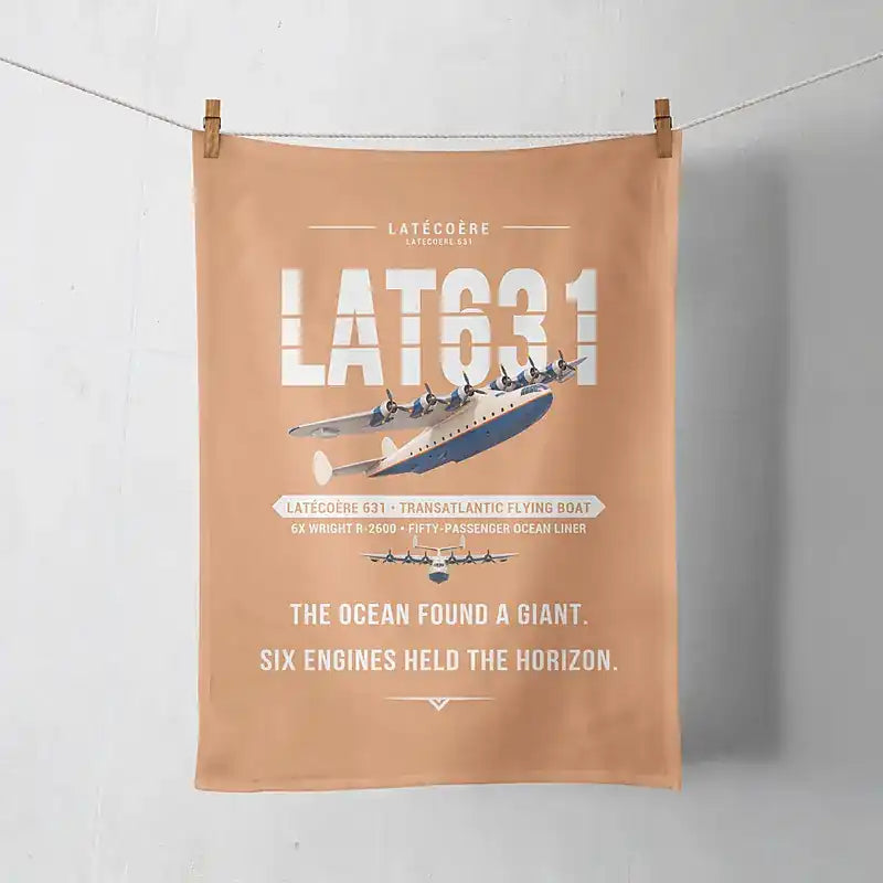 Latecoere 631 - Original - Towel - Orange