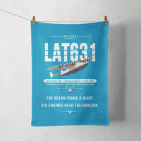 Thumbnail for Latecoere 631 - Original - Towel - Turquoise